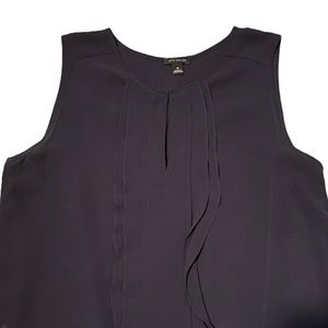 Ann Taylor navy blue blouse
